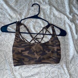 Camo Print Sports Bra
